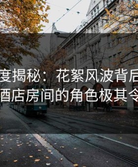 黑料深度揭秘：花絮风波背后，业内人士在酒店房间的角色极其令人意外